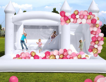 Ultimate White Kastle Party Package $650 - Includes all 3 bounce houses